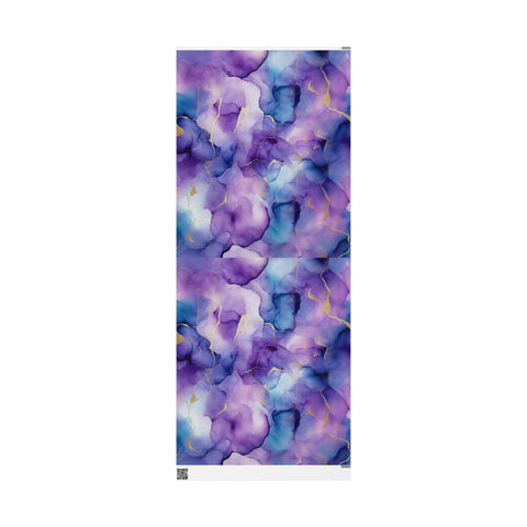 Rainbow Wrapping Paper / Alcohol Ink Artwork / Stationery / Marble Gift Wrapping for Birthdays, Mothers Day & Valentines