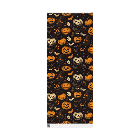 Halloween Wrapping Paper Cute Halloween Gift Wrap Roll Funny Halloween Spooky Gift Wrap Roll Fall Wrapping Paper Roll