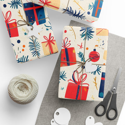 Christmas Wrapping Paper / Holiday Stationery / Holiday Gift Wrapping for Christmas, Xmas