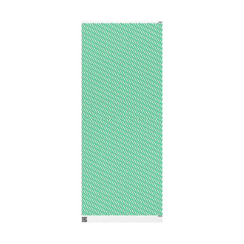 Green Waves Gift Wrap | Geometric Gift Wrapping Paper