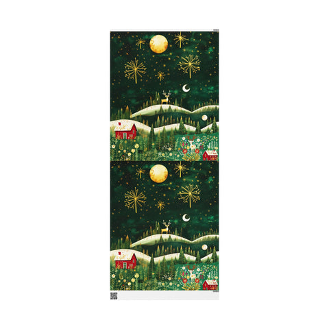 Christmas Wrapping Paper / Christmas Tree Gift Wrap / Festive Holiday Present Paper