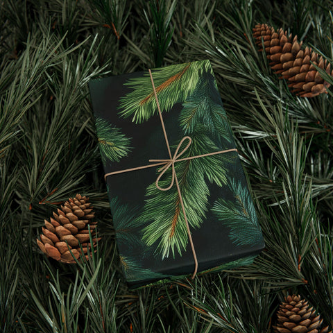 Colorado Spruce Gift Wrapping Paper / Christmas Tree Gift Wrap / Festive Holiday Present Paper!