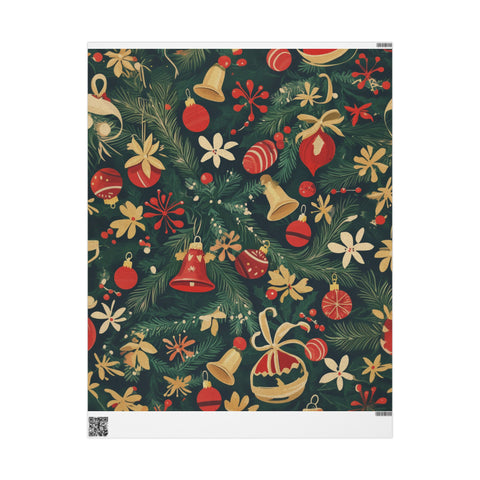 Christmas Wrapping Paper / Holiday Stationery / Holiday Gift Wrapping for Christmas, Xmas