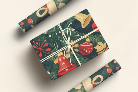 Christmas Wrapping Paper / Holiday Stationery / Holiday Gift Wrapping for Christmas, Xmas