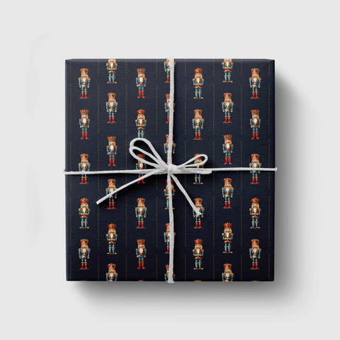 Nutcracker Wrapping Paper Roll, Nutcracker Gift Wrap, Elegant Christmas Gift Wrap, Christmas Wrapping Paper, Seasonal Gift Wrap