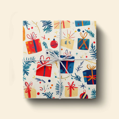 Christmas Wrapping Paper / Holiday Stationery / Holiday Gift Wrapping for Christmas, Xmas