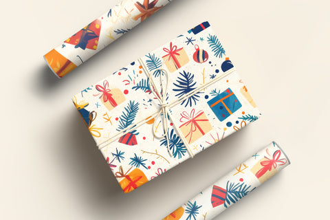 Christmas Wrapping Paper / Holiday Stationery / Holiday Gift Wrapping for Christmas, Xmas